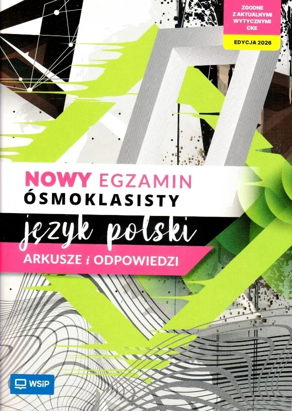 Okładka: Nowy egzamin ósmoklasisty Język polski Arkusze i odpowiedzi CKE 2026