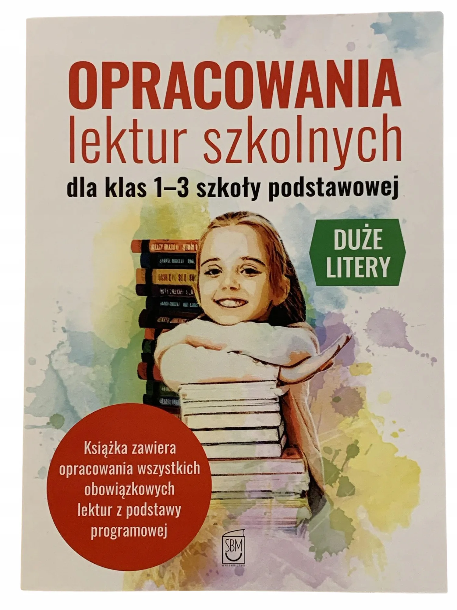 Okładka: OPRACOWANIA LEKTUR omówienia streszczenia klasa 1 2 3 ściąga VADEMECUM