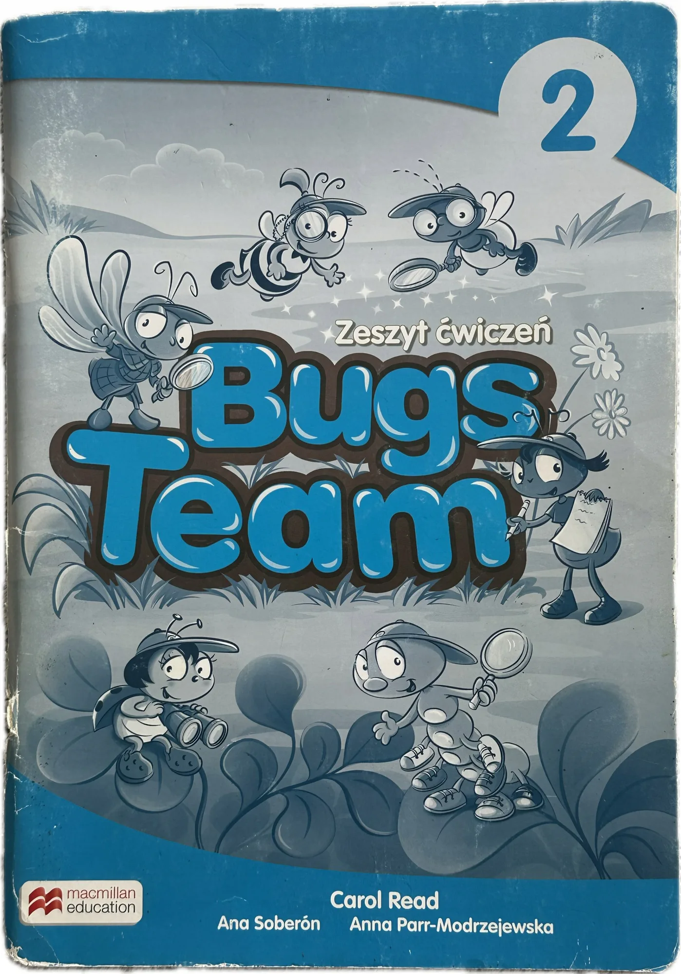 Okładka: Bugs Team klasa 2 ćwiczenia zeszyt ćwiczeń język angielski używana czysta