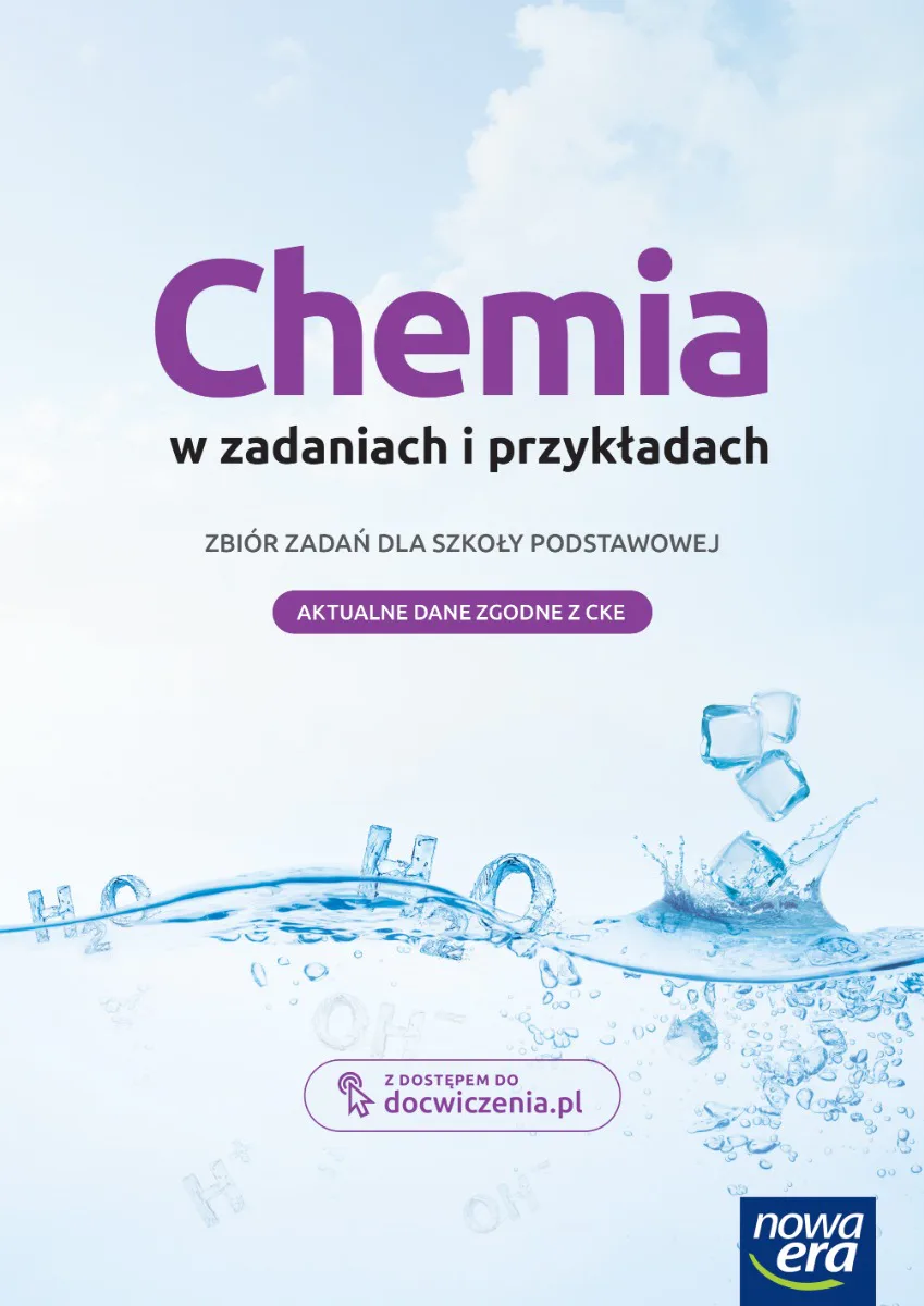 Okładka: Chemia w zadaniach i przykładach klasa 7-8 Zbiór zadań