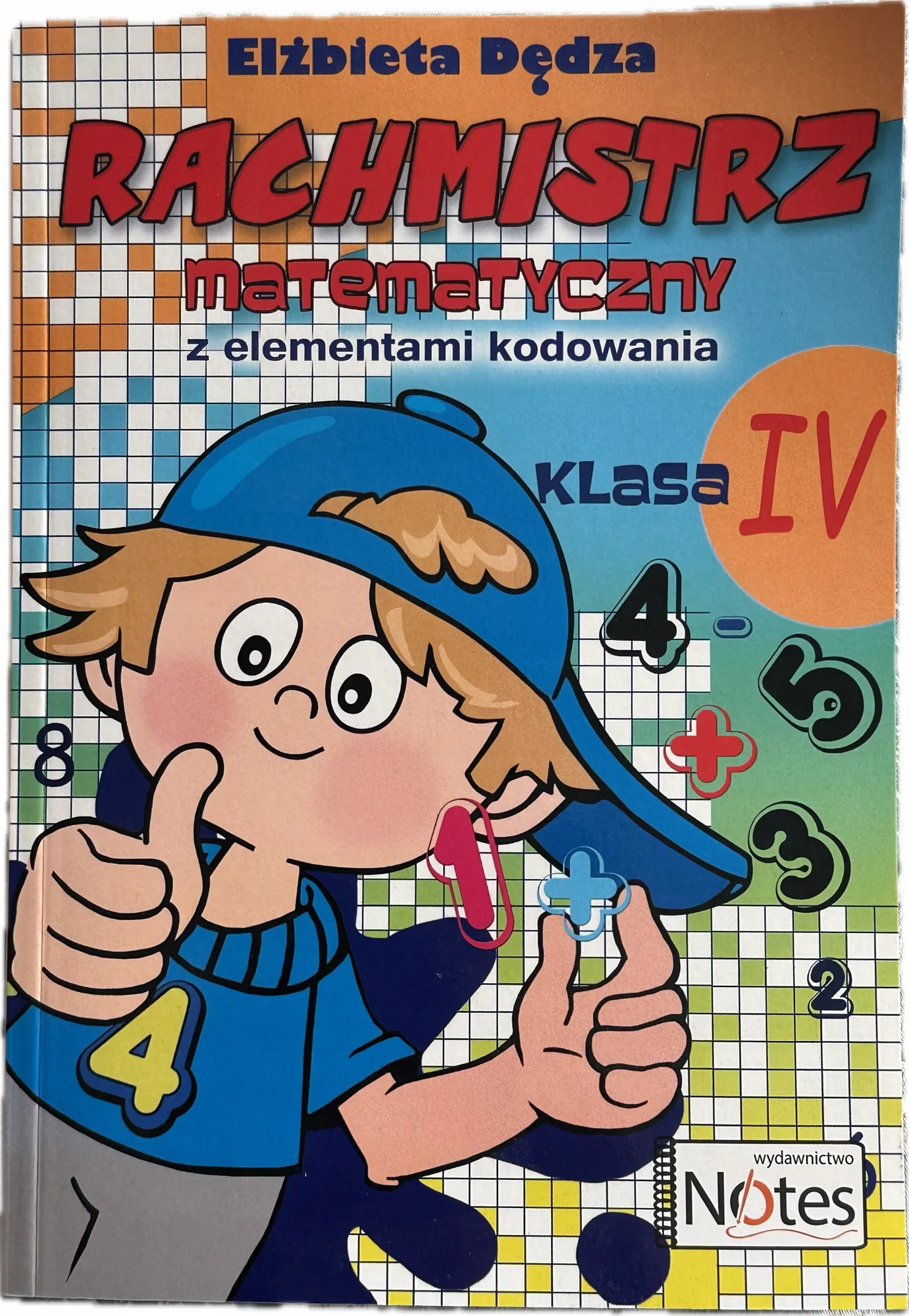 Okładka: RACHMISTRZ MATEMATYCZNY Z ELEMENTAMI KODOWANIA KLASA 4 matematyka