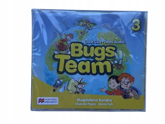 Okładka: BUGS TEAM 3 CLASS CDS NAGRANIA nauczyciela AUDIO