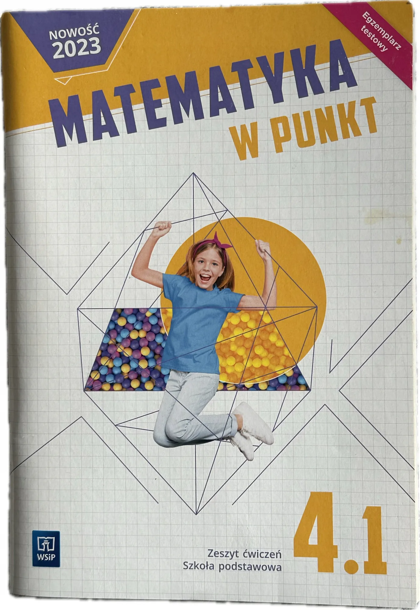 Okładka: Matematyka w punkt zeszyt ćwiczeń ćwiczenia WSIP klasa 4 część 1