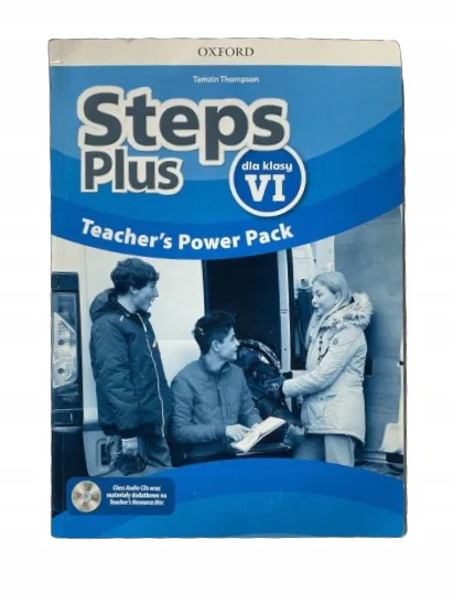 Okładka: STEPS PLUS 6 książka nauczyciela 3 cd + dvd teachers book