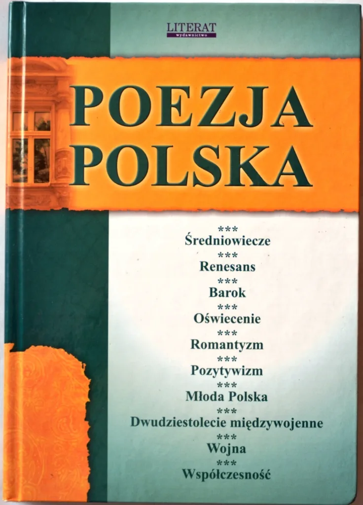 Okładka: POEZJA POLSKA epoki literackie charakterystyka poezji
