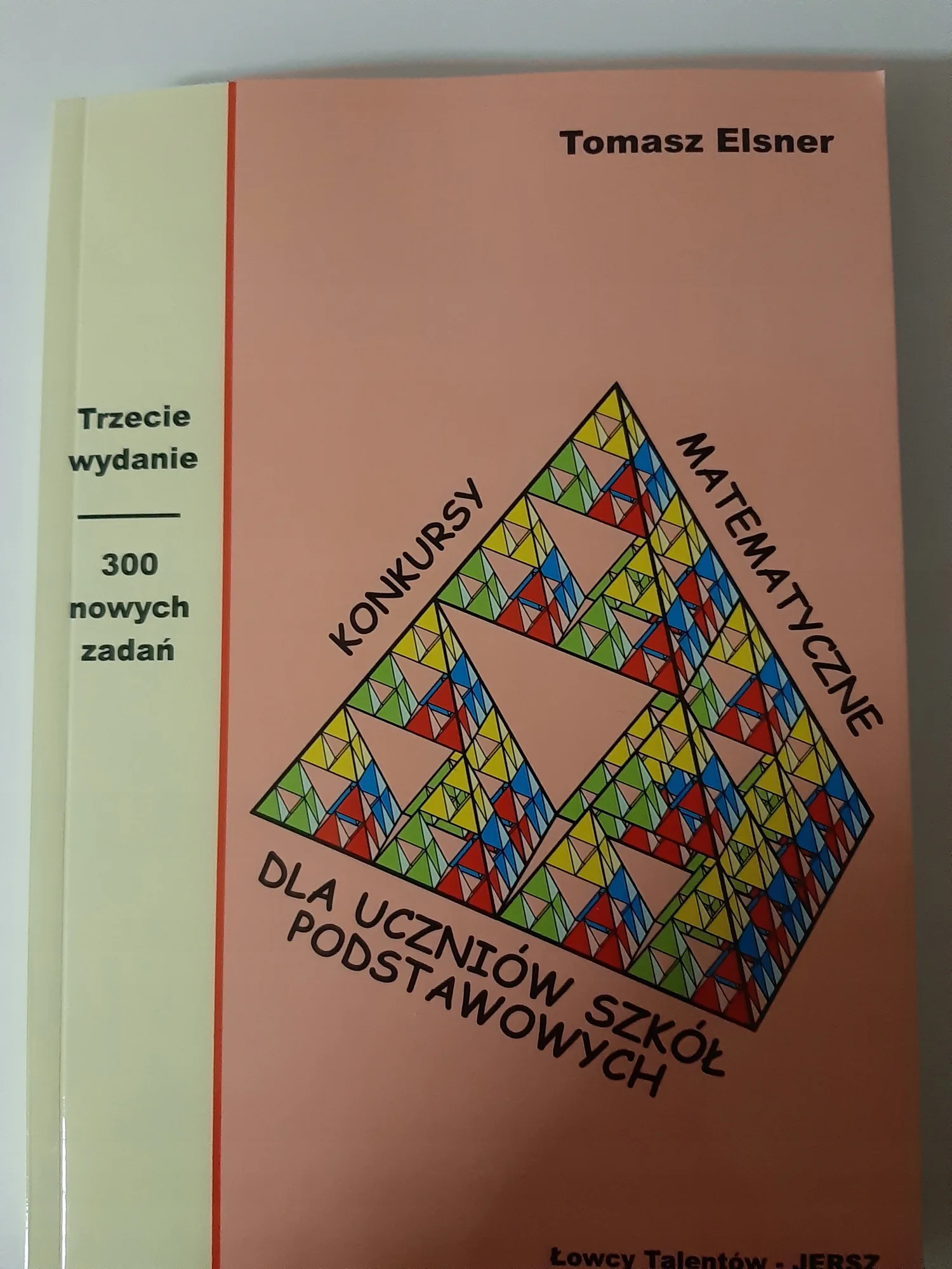 Okładka: Konkursy matematyczne dla uczniów szkół podstawowych Tomasz Elsner