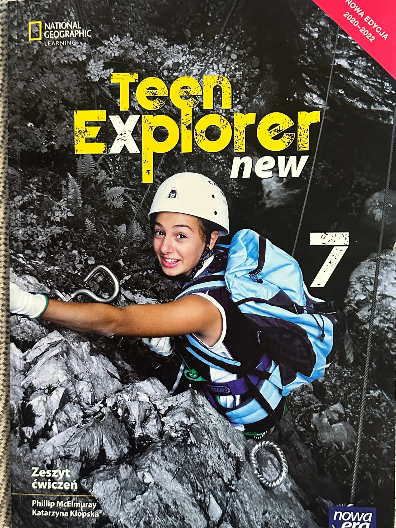 Okładka: Teen Explorer new klasa 7 ćwiczenia zeszyt ćwiczeń NOWY z defektem