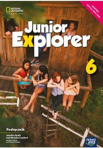 Okładka: Junior Explorer klasa 6 Podręcznik język angielski NOWA ERA