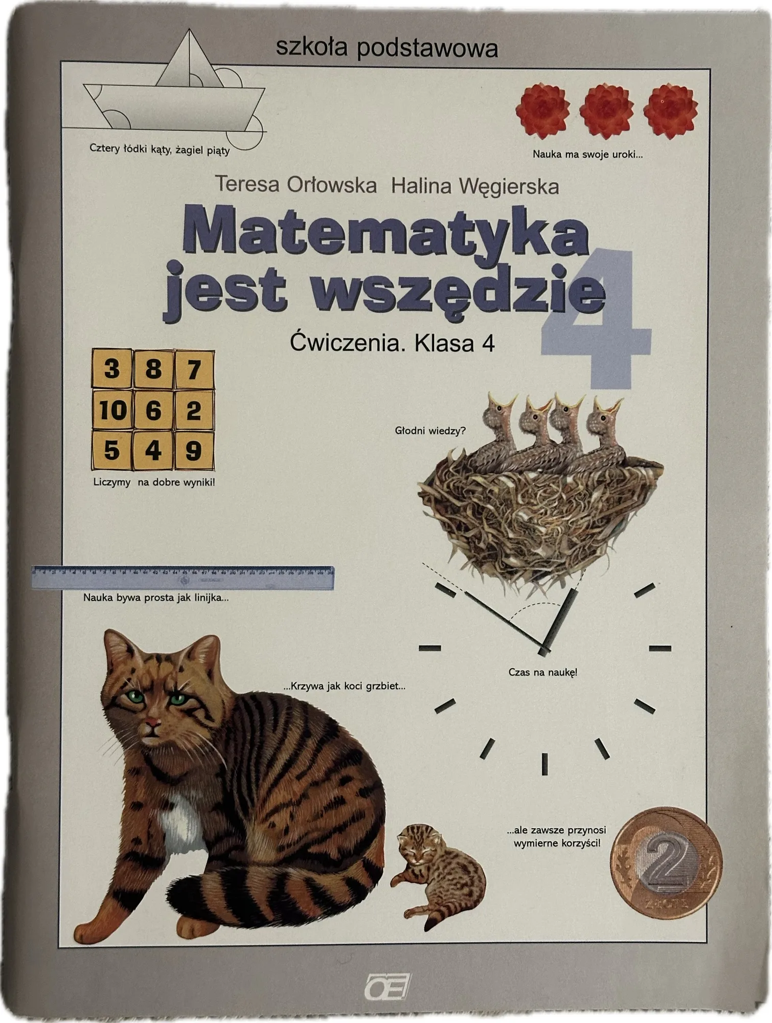 Okładka: MATEMATYKA jest wszędzie Pazdro ćwiczenia ZESZYT ĆWICZEŃ klasa 4