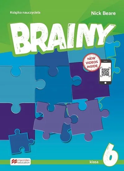 Okładka: Brainy klasa 6 książka nauczyciela teachers book Nick Beare język angiels