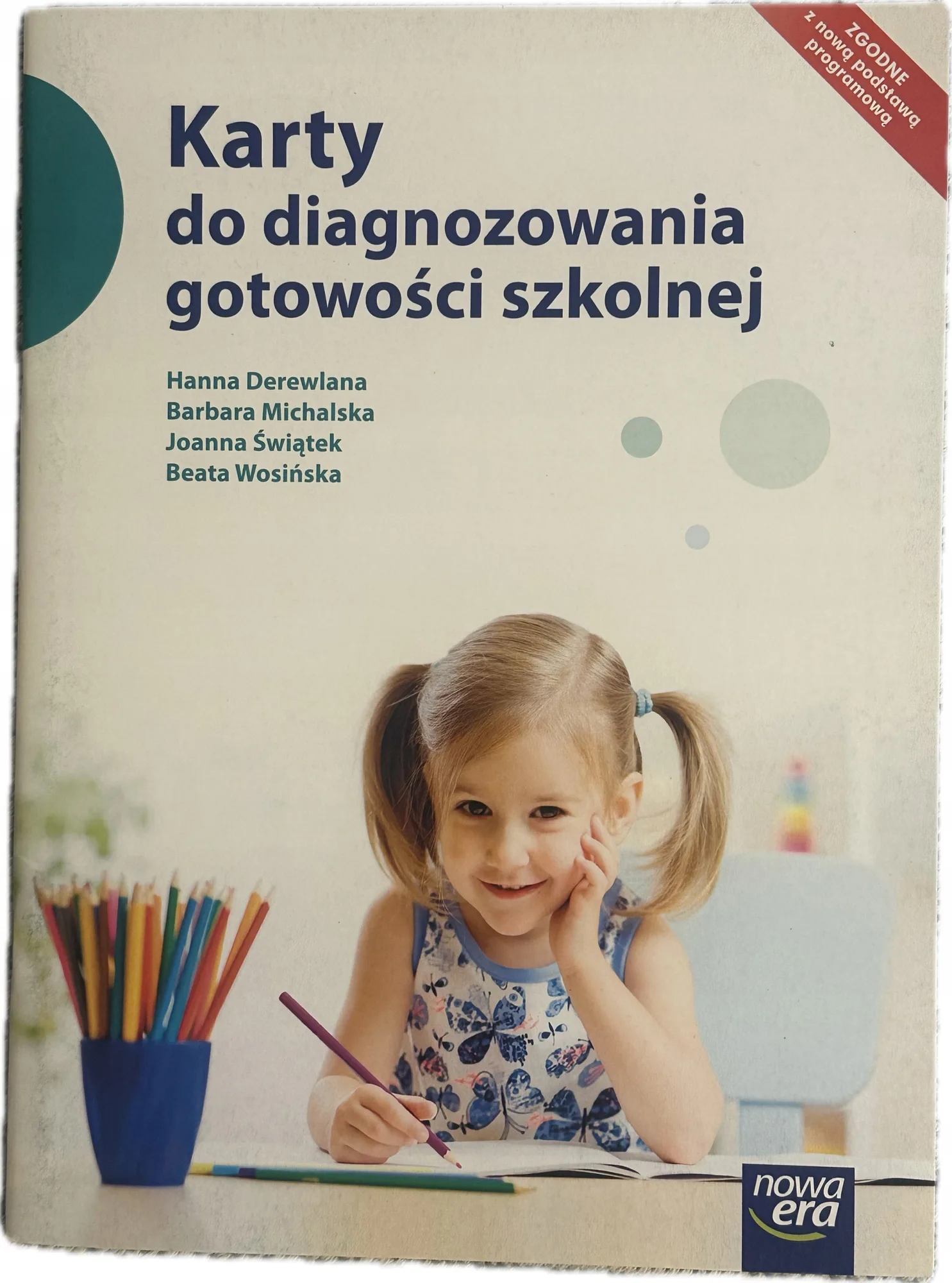 Okładka: Karty DO DIAGNOZOWANIA GOTOWOŚCI SZKOLNEJ diagnoza zerówka 6 LAT NOWA ERA