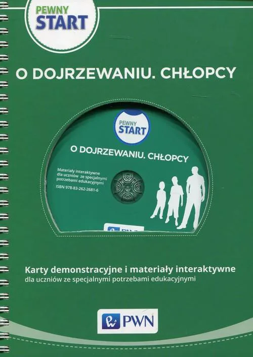 Okładka: Pewny start O dojrzewaniu Chłopcy książka edukacyjna + cd PWN